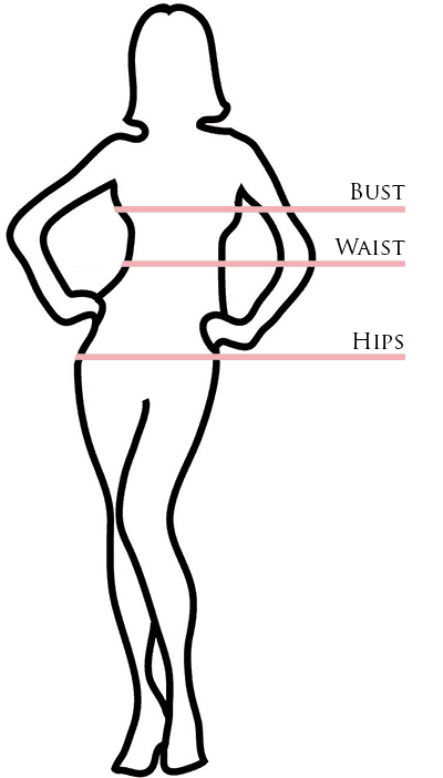 wedding dress measuring guide