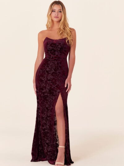 21828 Morilee Velvet Bridesmaid Dress