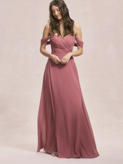 chiffon bridesmaid dress at Runway bridal