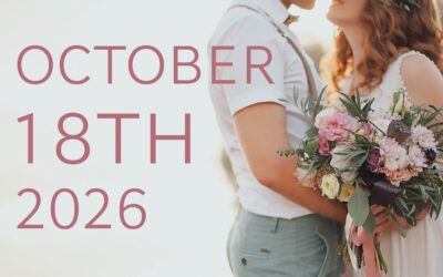 Fall Quinte Wedding Show – Sunday October 18th, 2026