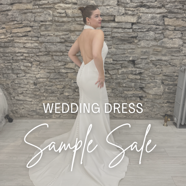wedding dress sample sale at Runway bridal